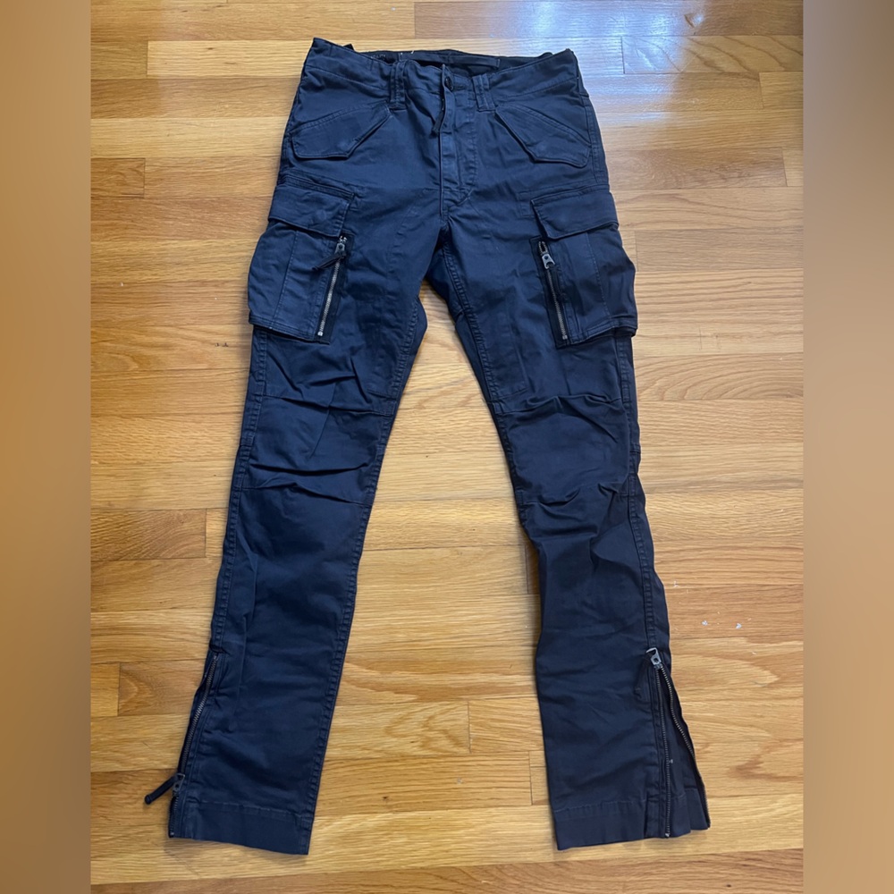 Ralph Lauren Double RL (RRL) stretch cargo pants navy blue